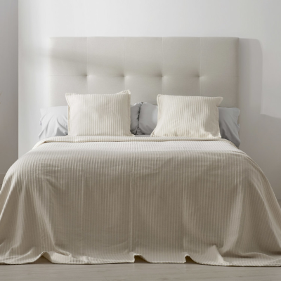COLCHA TEJIDA JAVA 50/50 021-CREMA